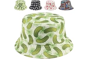 Gadfary Reversible Bucket Hat for Women Double Side Wear Summer Bucket Hat, Girls Cute Everyday Bucket Cap