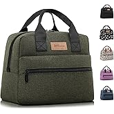 HOMESPON Insulated Lunch Bag for Women Men Lunch Box Cooler Lunch Tote for Work Picnic (Green)