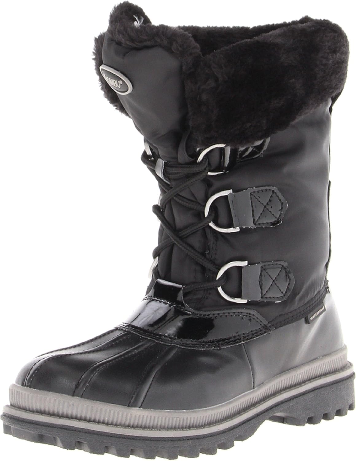 Khombu Women's Birch Low 2 Boot, Black, 6 B (M) US Boots