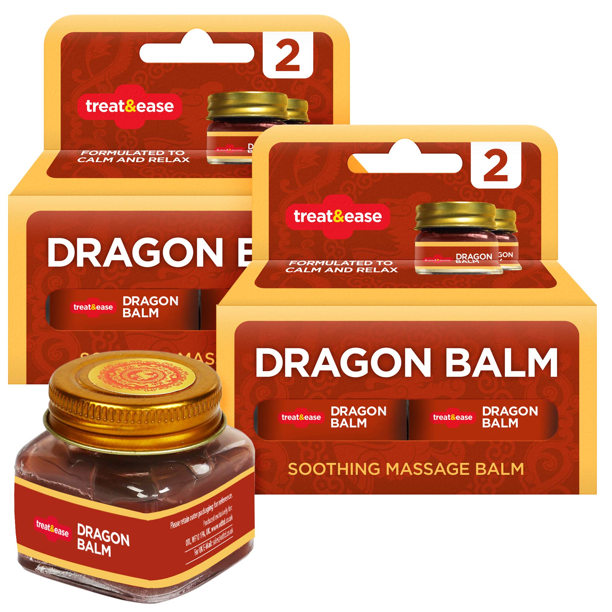 4pk Dragon Balm Soothing Massage Cream