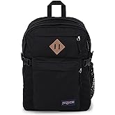 JanSport Main Campus Backpack - Travel or Work backpack w 15-Inch Laptop Sleeve and Dual Water Bottle Pockets, Black