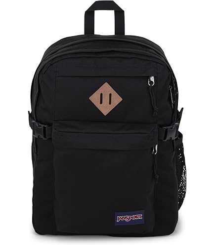 JanSport Zaino Big Student, Unisex, Capiente E Resistente, Colore Nero, Con Tasca Porta PC E Schienale Imbottito