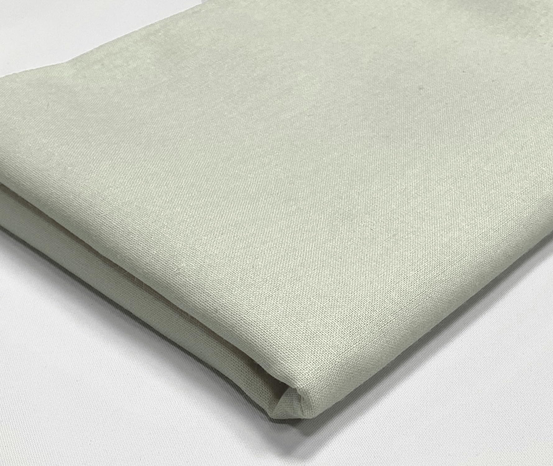 A-Express Plain Cotton Fabric - 60 Inches 150cm Extra Wide Per Metre - 150 GSM Viscose Material - for Clothing, Quilting, Curtain Lining, Sheeting, Costume, Dress, Bedding - Ice Grey 1 Meter — image 1
