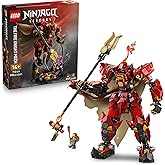 LEGO NINJAGO The Fire Knight Mech Building Set - Model Kit with Kai Minifigure from Legends Monstrosity - Teen Room Decor - G