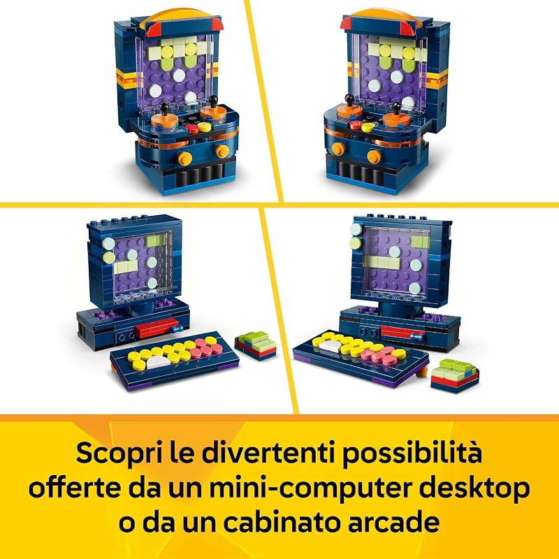 Creator 3 in 1 Console di gioco retrò 31380