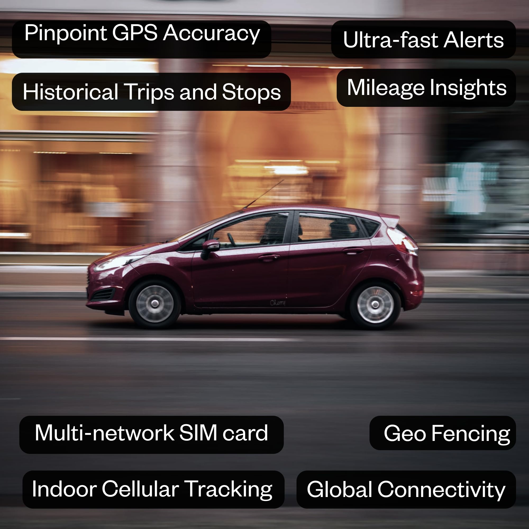 Spytec Anti-Theft Plug-in Car GPS Tracker, Real-Time 1 Second Updates, Ignition On/Off Alerts, Vehicle Movements, Personal & Work Car Monitoring | Unlimited US & Worldwide Tracking App - Low Cost Plan