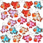 24 Packs Bulk Mini Ocean Fish Animal Classroom Students Prizes from Teacher,Sea Creature Nemo Return Birthday Favors