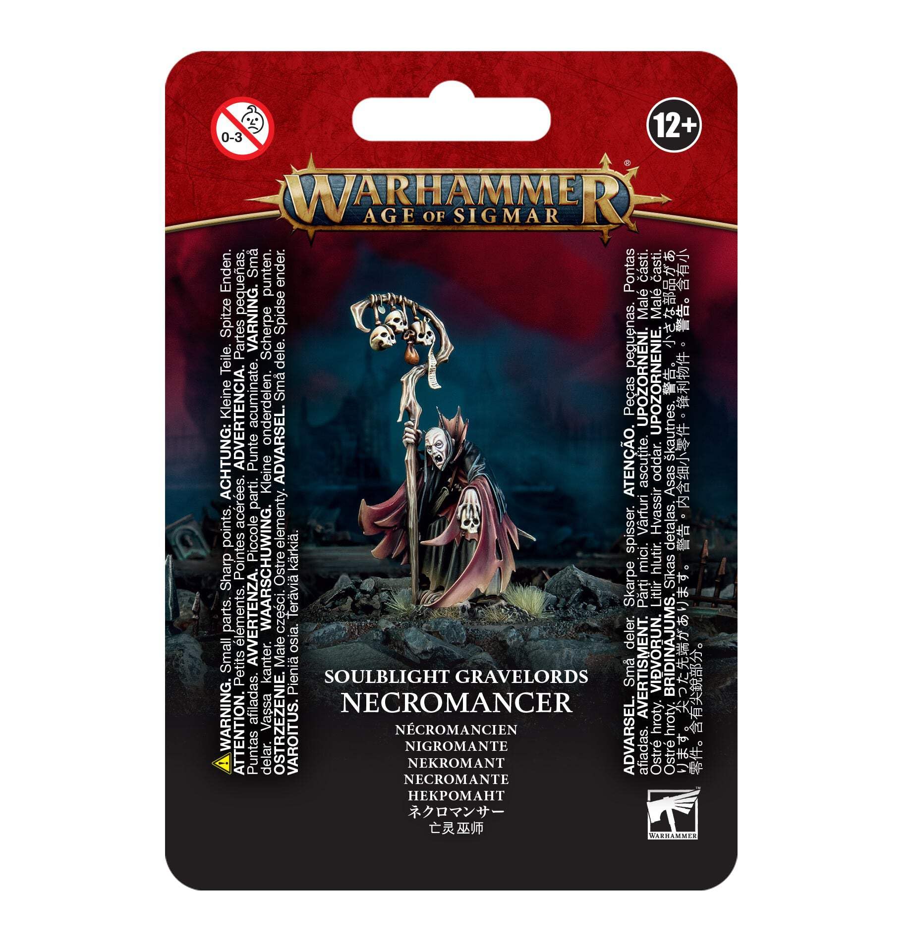 GAMES WORKSHOP 99070207005 "Deathmages Necromancer Miniature Game, Black