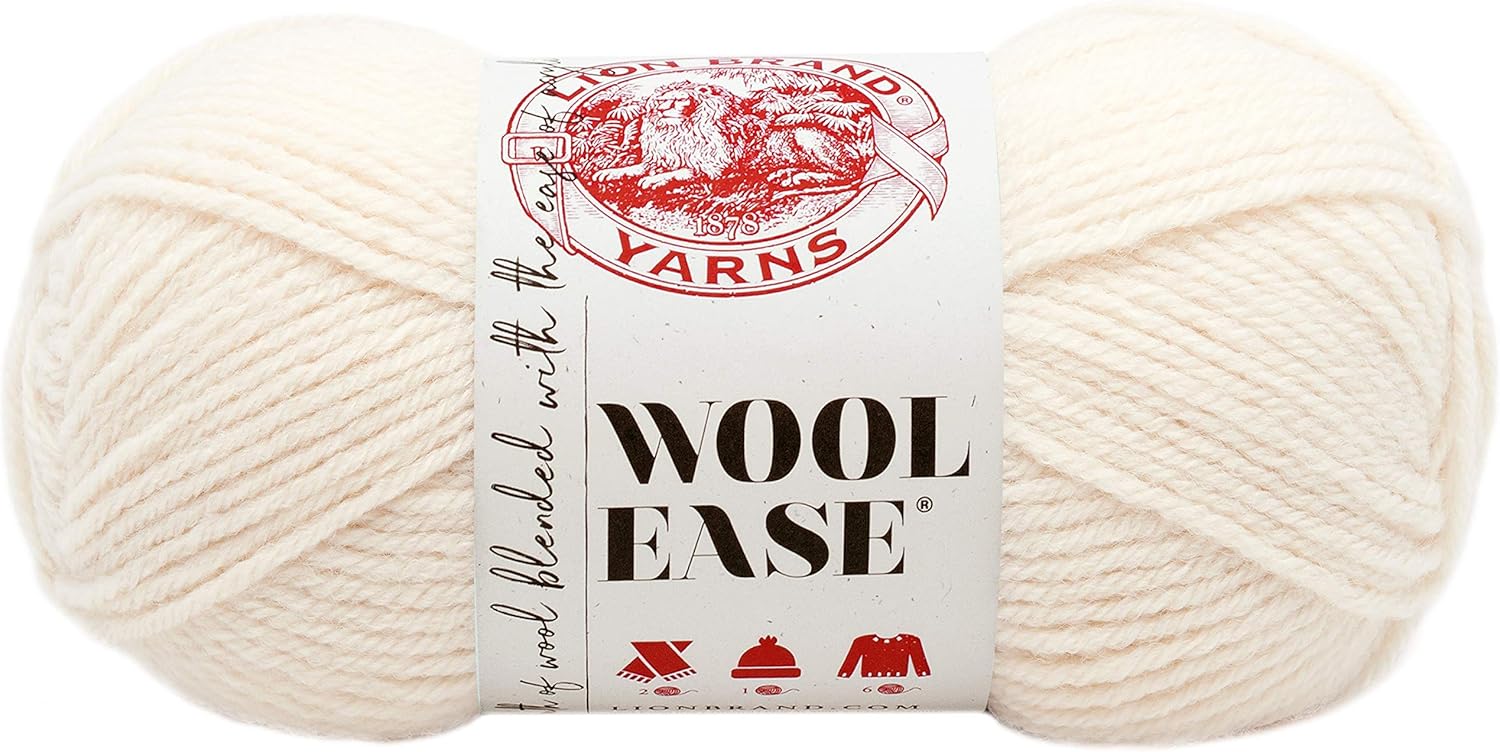 Lion Brand Yarn Wool-Ease Yarn, Fisherman