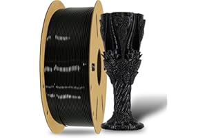 OEM MIKA3D 1KG Black PLA 1.75mm 3D Printer Filament, Widely Support for FDM 3D Printer/ 3D Pen on Market, High Diameter Tolerance, 2.2lbs 3D Printing Black PLA Material
