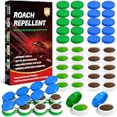 Crobirware 80 Count Roach Repellent Bait Stations, Plant-Powered Indoor Roach Control Placements for Home, Kitchen, Cabinets and Garage
