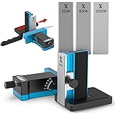 XARILK Adjustable Rolling Knife Sharpener, 10&deg;&ndash;40&deg; Angles | 3 removable diamond plates, 320/800/2000 grit, Portable design, For kitchen knives