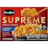 Stouffer's Supreme Shells and Cheddar Cheese, 12 Oz | Stovetop shells with cheddar cheese sauce; dinner kit