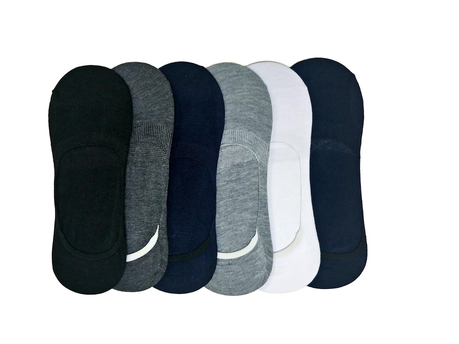 qraftink unisex multicolour cotton loafer socks - freesize