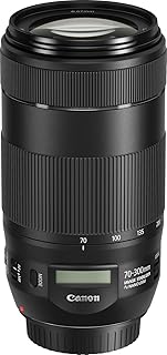 Canon Telezoomobjektiv EF 70-300mm F4-5.6 IS II USM für EOS (67mm Filtergewinde, AF-Motor, Nano USM), schwarz