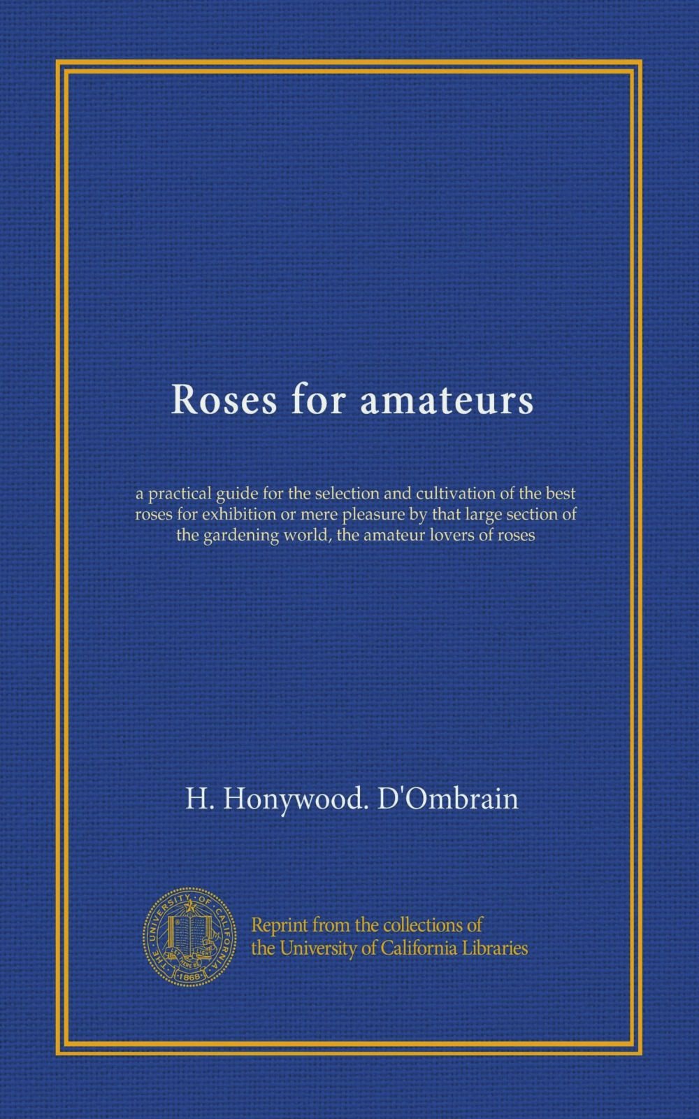 Amazon.in Buy Roses for amateurs a