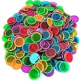 SEETOOOGAMES 300 Pieces Magnetic Bingo Chips Only- Mixed