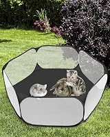 MAIKEHIGH Foldable Pet Playpen 120x38 cm Portable Indoor Outdoor Cage view 5