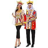 Couples Halloween Costumes for Adults Funny - King and Queen Halloween Costumes