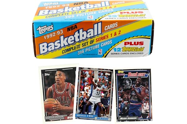 Topps 1992-93 Basketball Factory Set (408) Shaquille O'Neal Sprewell RCs