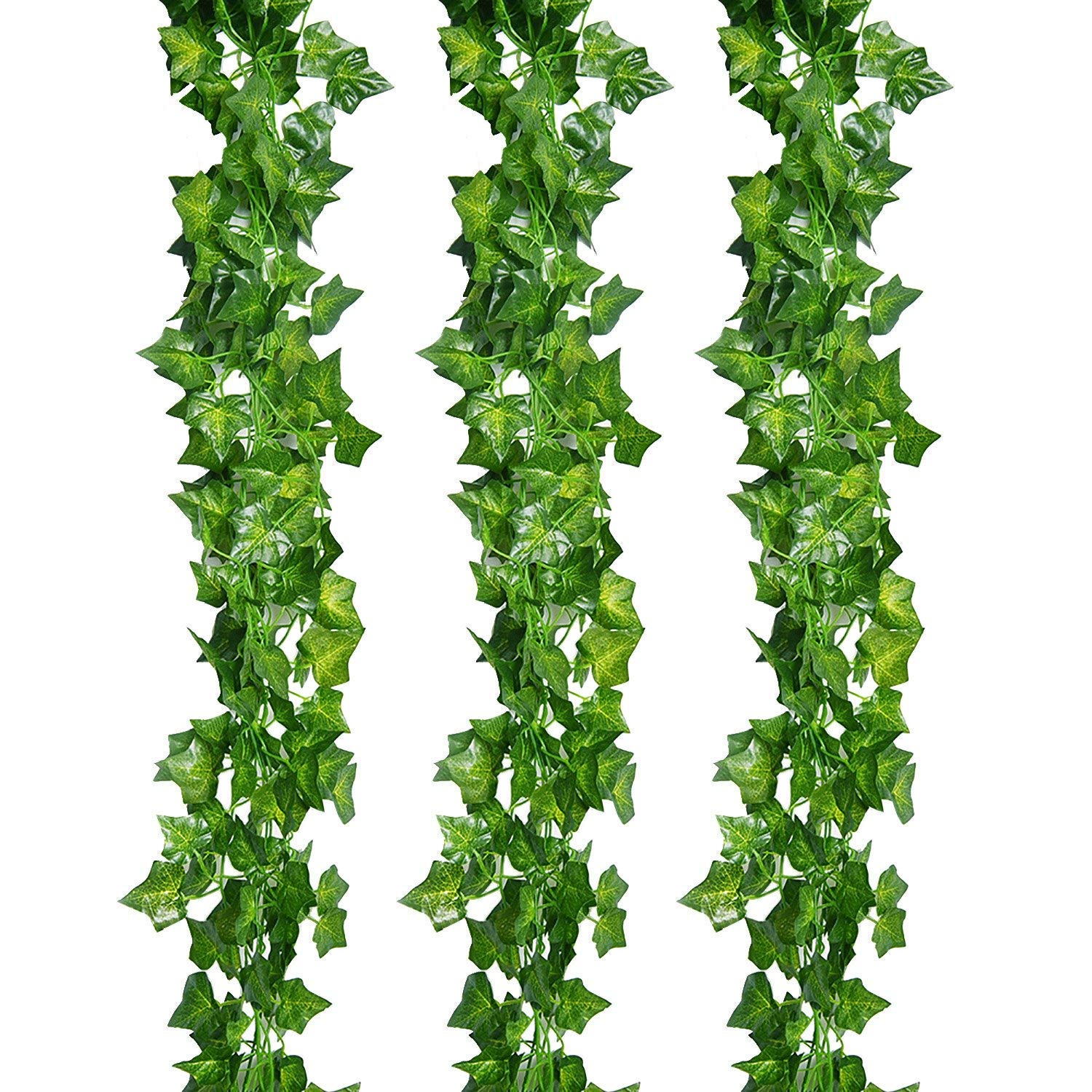 Romote 12 unidades 84ft planta Artificial guirnalda de hiedra