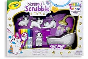 Crayola Scribble Scrubbie Pets Tub Playset, Creative Toys