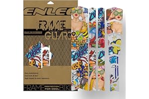 IRFORA Bike Frame Protector 3D PVC Lightweight DIY Decoration Suitable for All Bikes Mountain Bike Stickers Road Bike Thick PVC Film