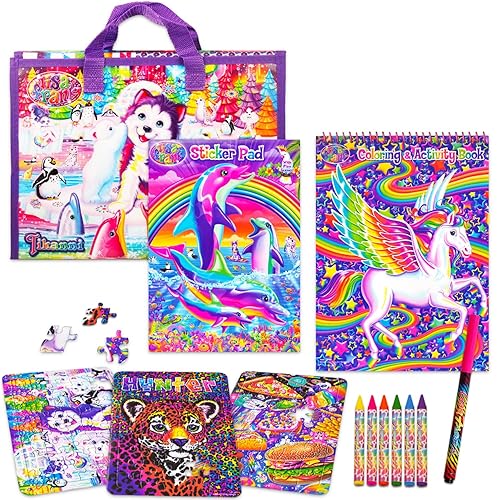 Lisa Frank Coloring and Activity Book Super Set Bundle ~ Lisa Frank ...