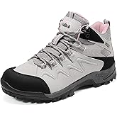 R CORD Womens Hiking Boots Waterproof Womens Hiking Shoes Comfortable Non-Slip Breathable Hiking Boots Womens Outdoor Trekking Camping Boots Hiking Shoes