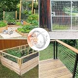 TooTaci 30M Stainless Steel Wire 1.5mm Flexible Metal Artcraft DIY Garden Fence view 5