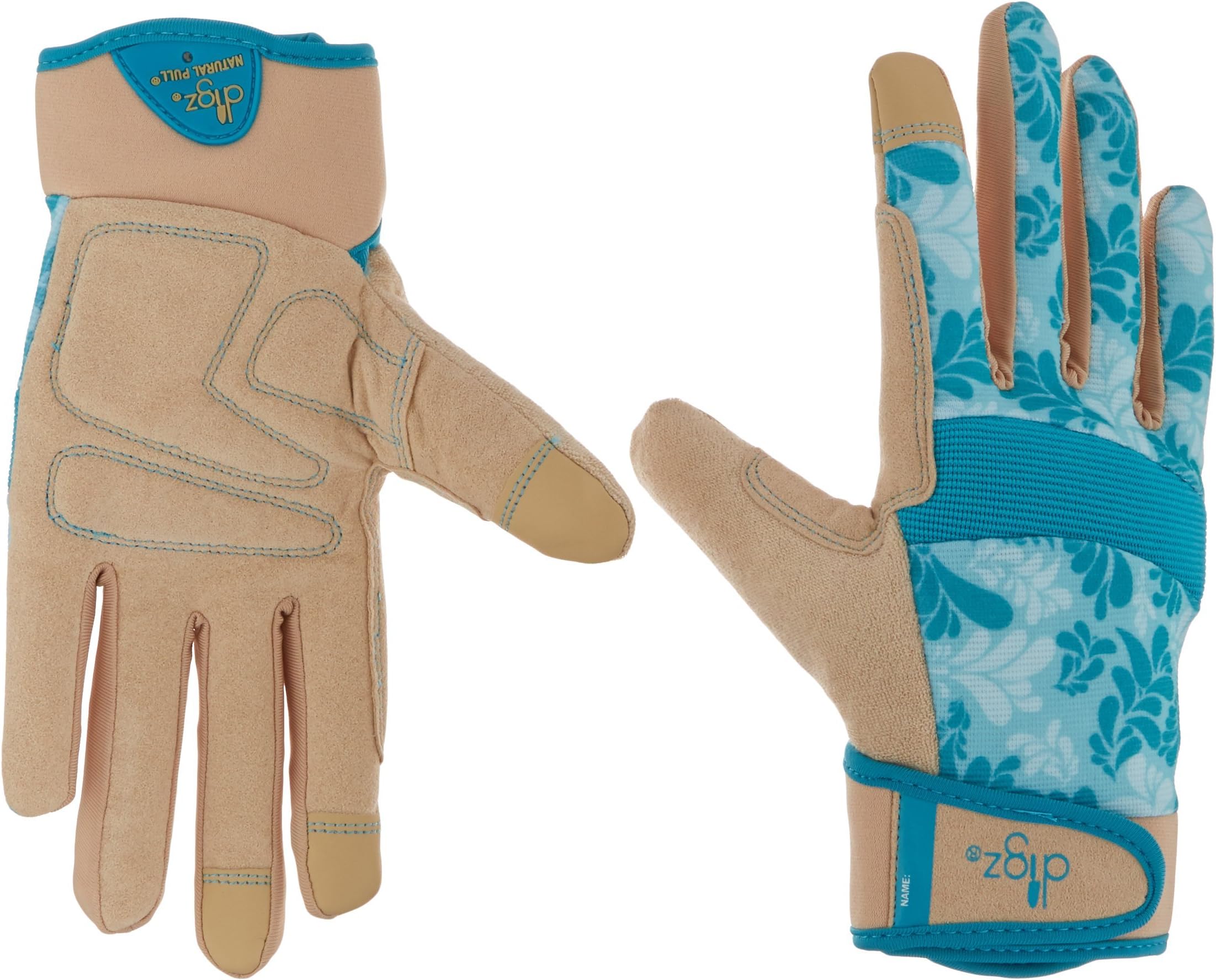 DIGZ7607-23 Large Women's Gardening Gloves with Touchscreen Fingers - Blue