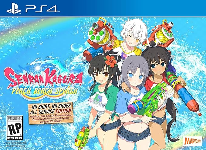 Amazon Senran Kagura Peach Beach Splash All Service Edition Playstation 4 センラン神楽ピーチビーチスプラッシュ シャツなし 靴なし すべてのサービス版 プレイステーション4北米英語版 並行輸入品 ゲームソフト
