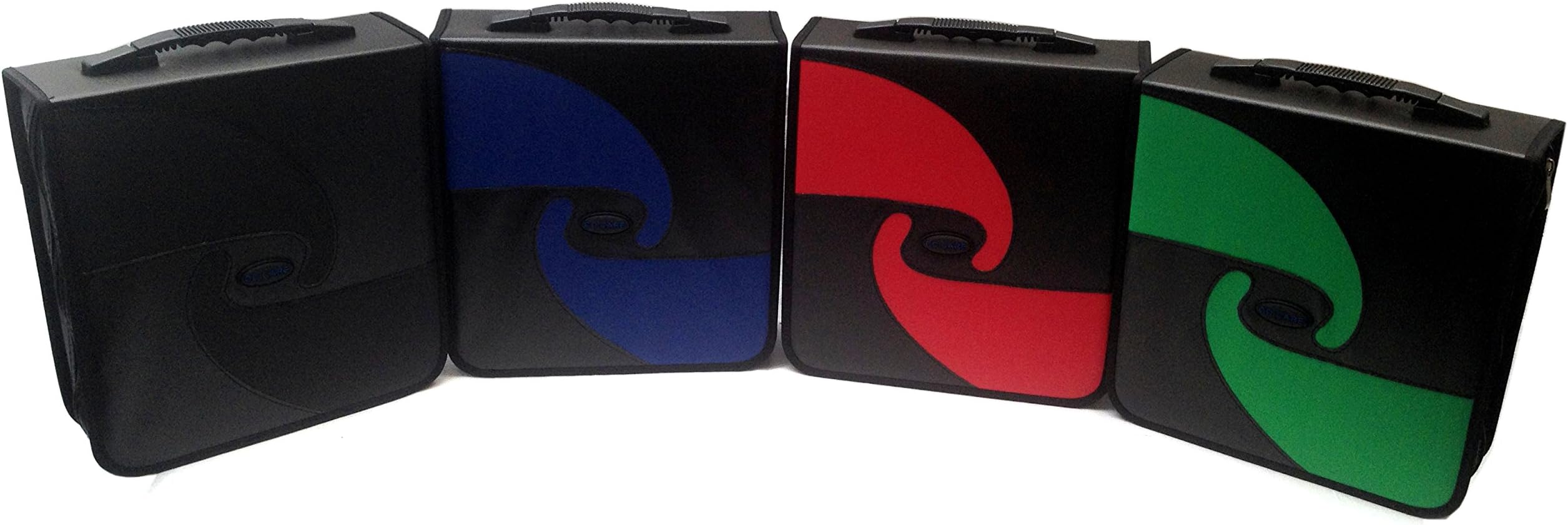 Boostwaves Premium PU Vinyl Leather 520 CD/DVD Media Wallet Folder Carrying Case, Assorted Colors