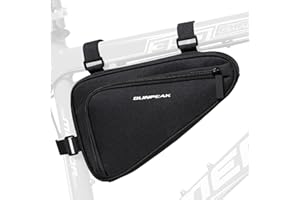 Sunpeak Bike Frame Storage Bag Top Tube Bike Bag Water Resistant Bicycle Triangle Pouch Bike Accessories Bag for Phone Wallet Keys Tools Use for Road Bike MTB Bicycle