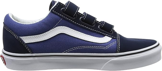 velcro vans navy blue