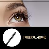 Eveline Cosmetics Extension Volume Mascara 10 ml Black Waterproof Lengthening view 7