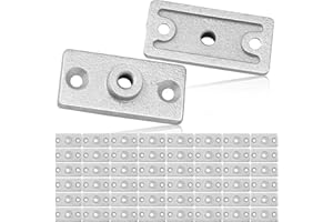 Gisafai 24 Pcs Ceiling Flange Hangers for 3/8 in Ceiling Flange Hanger Plate Threaded (Pipe) for DIY Plumbing and Industrial Decor, Threaded Rod, Galvanized Iron, Wall Mounting