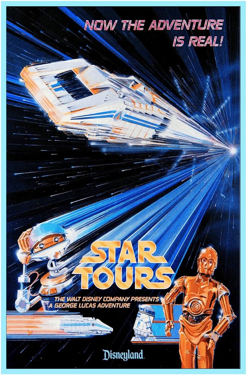 Amazon Co Jp ビンテージディズニーランドスターツアーズポスター9 12平行輸入 ホーム キッチン