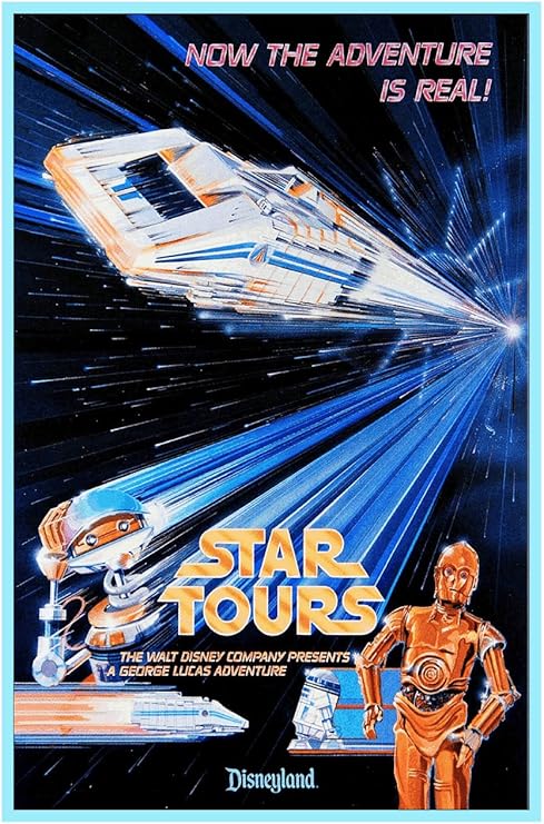 Amazon Co Jp ビンテージディズニーランドスターツアーズポスター9 12平行輸入 ホーム キッチン