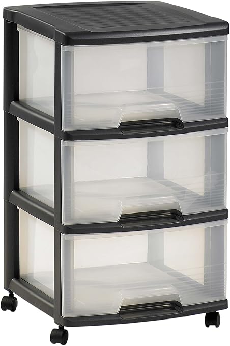 CURVER 184577 U-Aufbewahrungsbeutel Aufbewahrungsschrank 3 Schubladen