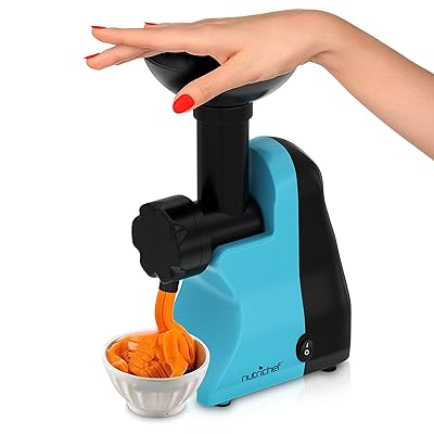 Buy Nutrichef Ncim30 Electric Maker Fruit Sorbet Machine Makes Healthy Vegan Ice Cream Desserts Soft Serve Gelato Smoothie Slushie Frozen Dairy Free Yogurt W Recipe Book Online In Hong Kong B07x3kpgld
