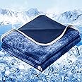 inhand Cooling Blanket Twin Size (60"x80"), Cooling Blankets for Hot Sleepers, Absorbs Heat to Keep Adults Cool for Summer Nights Sweats, Thin Cold Lightweight Blanket for Couch Bed, All Season Use
