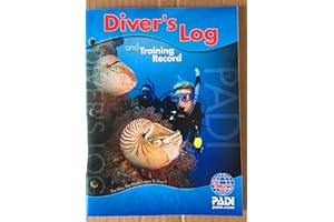 PADI Diver's Log Book w/ Training Record for Scuba Diving