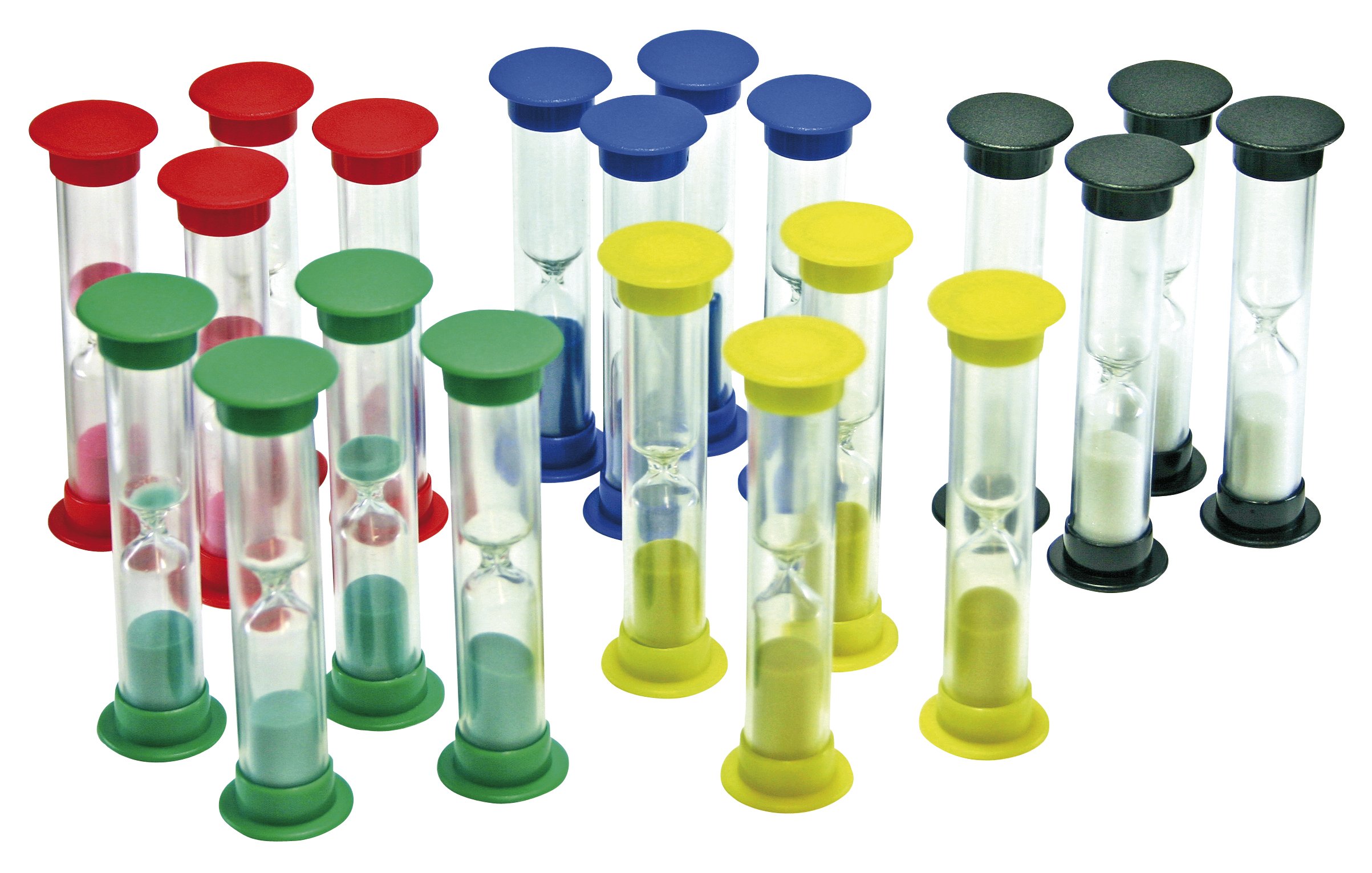 Eduplay Hourglass Set Small, 20 Pcs.'' Watches, Multi Colour