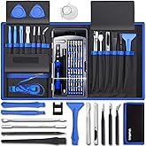 80 IN 1 Professional Computer Repair Tool Kit, Precision Screwdriver Set with 56 Bits, Magnetic Screwdriver Set for Laptop, PC, MacBook, Tablet, iPhone, PS4, Electronics, Gamer Tech Gifts for Men