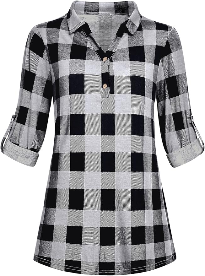 Plaid Tunic - Thanksgiving Fall Outfit