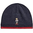POLO RALPH LAUREN Boy`s Polo Bear Cotton Beanie (4-7 Years, RL Navy(1001))