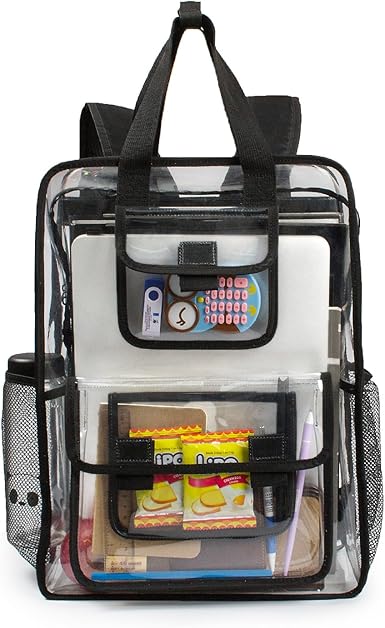 clear school bag