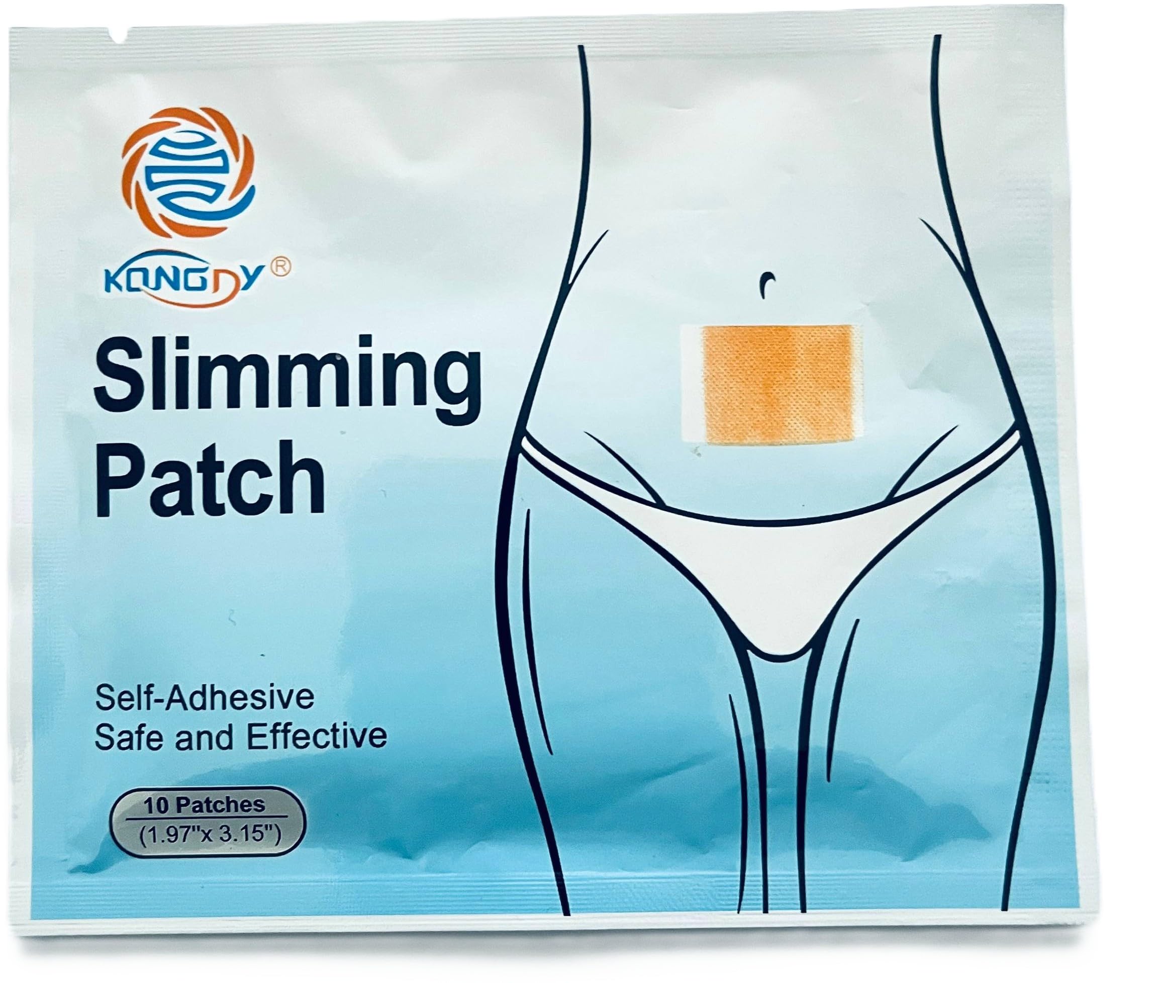 Herbal Slimming Patch for Women. Trans-Dermal Natural Pure Ingredients Belly Slim Detox Remove Excess Fat Extra Strong Slim Patches KONGDY
