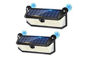 Thumok 416 LEDs Magnetic Solar RV Light with Motion Sensor,RV Exterior Lights, 1500LM, 3 Lighting Modes, IP65 Waterproof Bright Exterior RV Light for Trailers, Campers, RV Exterior, Porch Lighting